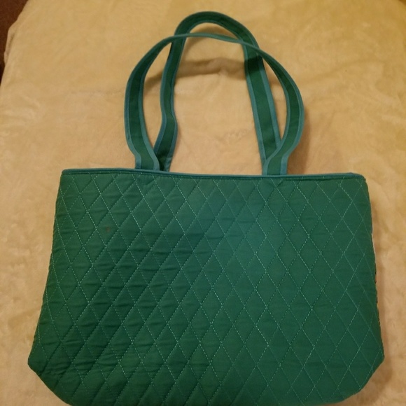 September Embellished Green Tote Bag - Picture 2 of 4